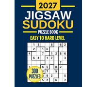 2027 Jigsaw Sudoku Puzzle Book for Adults: Unique Easy to Hard Puzzles with Solutions
