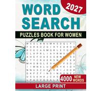 2027 Large Print Word Search Puzzles Book For Women: Mental Exercise and Relaxation for Every Day