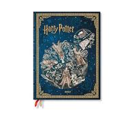 2027 Legends of Hogwarts Diary (Harry Potter Collection) Ultra 12-Month Hardcover Dayplanner(Elastic Band Closure) Horizontal