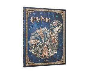 2027 Legends of Hogwarts Diary (Harry Potter Collection) Ultra 12-Month Hardcover Dayplanner (Elastic Band Closure) Vertical