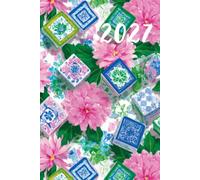 2027 Mahjong Weekly & Monthly Planner: Pink Floral Tile Calendar Organizer with Goals, To-Do Lists and Notes: 6 x 9 Preppy Mah Jongg Agenda for Appointments, Important Dates and Everyday Planning