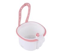 2027 New Hanging Sink Drain Basket for Kitchen, Faucet Mount Sink Strainer with Self-Cleaning Dump Design for Food Scraps, Fruit Rinsing, Sponge Storage & Kitchen Use (Pink)