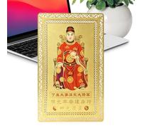 2027 New Year Blessing Card - Copper Wallet Charm | Sheep Gift Token