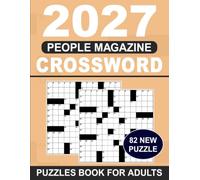 2027 People Magazine Crossword Puzzles Book For Adults: Celebrity-themed word games for mental stimulation and memory focus