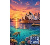 2027 Planner: Australia Sydney themed Cover Daily Weekly Dairy Vision Board & Mission Pages Contacts Password Log Planning Pages Note To Do