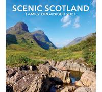 2027 Scotland Calendar: Scenic Scotland Family Organiser - Square Wall Calendar - Month to View - 12 Months