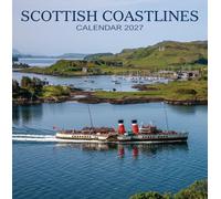 2027 Scotland Calendar: Scottish Coastlines - Square Wall Calendar - Month to View - 12 Months