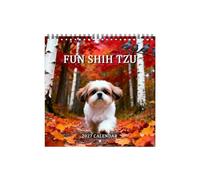 2027 Shih Tzu Calendar - Paper Wall Planner | 12 Month Organizer