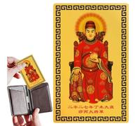 2027 Tai Sui Card Blessing - Year Of The Goat | Metal Good Luck Charm