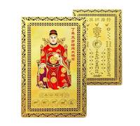2027 Tai Sui Card - Copper 2027 Year Of The Goat Card Blessing Bringing