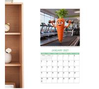 2027 Wall Calendar - Deorative Monthly Funny Cartoon Monthly Calendar