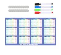 2027 Wall Calendar - Large Monthly Planner, Erasable Writing Board
