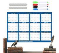 2027 Wall Calendar - Large Monthly Planner, Erasable Writing Board