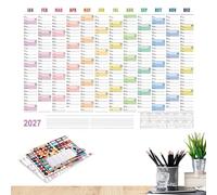 2027 Wall Calendar Large Monthly Planner Thick Paper for Office Home Room