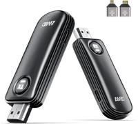 2027 Wireless HDMI Transmitter and Receiver, 5.8G Low Input Lag, Plug&Play | 165FT Transmisor Receptor HDMI Inalámbrico 1080P para transmitir vídeo desde PC/Laptop a HDTV/Proyector/Ofice/Home