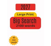 2027 Word Search Puzzle Book: Word Searches with Easy to Read Print | 8x10 inches, 120 pages | 50 New puzzles... Gift for Vacations, Holidays and Free Time