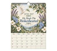 2027 Year of Comfort & Strength Bible Verse Wall Calendar | Christian Month | Inspiring Scriptures With Bird & Floral Artwork, Premium Paper Construction, Thoughtful Religious Gift For Mom & Grandma