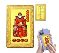2027 Year Of The Goat Card Traditional - Metal Tai Sui Goat Luck Charm New