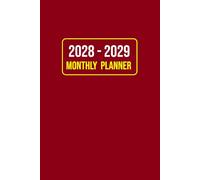 2028-2029 Monthly Planner: 24-Month Schedule Organizer from January 2028 to December 2029 with Notes, Goal Tracker, To-Do Lists, Birthday & Contact Logs | 6 x 9 Inch