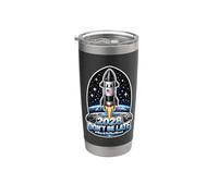 2028 No llegues tarde #BackToTheMoon Vaso térmico de acero inoxidable de doble pared