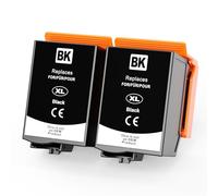 202XL Tinta Compatible con Epson 202XL Cartuchos de Tinta 202 XL XP-6100 | para Epson Expression Premium XP-6100 XP-6105 XP-6000 XP-6005 XP6100 XP6105 XP6000 XP6005 (2 x 202XL Negro)