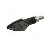 203-042 Intermitente LED Roca ,Negro, Cristal Tintado, Par, E Gepr Motocicleta