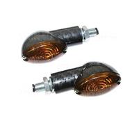 203-419 Luz Mini Winker, Cateye, Carbon Look, Cristal Tintado, Certificado E Par