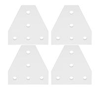 203040 Placa de unión en forma de T, placa de unión exterior Soporte de unión de 5 orificios de aleación de aluminio para perfil de aluminio(4040T Shaped)