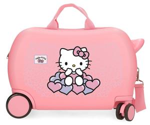 2031041 MALETA INF.ABS 4R.(2 MULTI.) 45CM. HELLO KITTY HEART