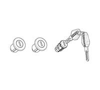 203134R - Juego de cerraduras con llaves para maletas lateral 3U