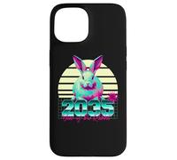2035 Año del Conejo 80 Retro Vaporwave Zodiaco Chino Carcasa para iPhone 15