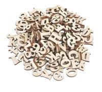 204 letras y números de madera, letras de madera para manualidades, números de madera, letras de madera pequeñas, pequeñas letras de madera, para bodas, decoración del hogar