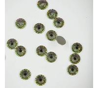 2058 SS20 Lum * * * 40 brillantes Swarovski fondo plano no Hotfix 4,7 mm Crystal Luminous Green F