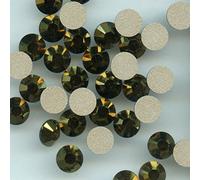 2058 SS34 D * * * 12 brillantes Swarovski fondo plano no Hotfix 7,15 mm Crystal Dorado