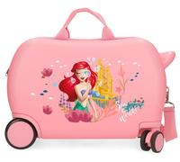 2061043 MALETA INF.ABS 4R.(2 MULTI.) 45CM. LA SIRENITA ROSA