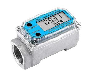 (207) Caudalímetro digital de turbina, caudalímetro de alta precisión con pantalla LCD digital, utilizado