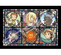 208-piece jigsaw puzzle Howl's Moving Castle Magic Castle news Art Crystal Jigsaw (18.2x25.7cm)