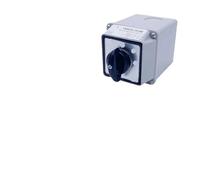 20A Conversion Selector With Box LW26-20/4 Four Poles Rotation Selection Waterproof Control Circuit Cam Switch(1-8)