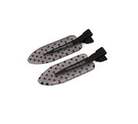 20Black White Polka Dot Acrylic Hair Clips Minimalist Secure Hold Suitable For Daily Wear Party Outfits Styling Accessories(20Pcs-white)