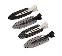 20Black White Polka Dot Acrylic Hair Clips Minimalist Secure Hold Suitable For Daily Wear Party Outfits Styling Accessories(40pcs)