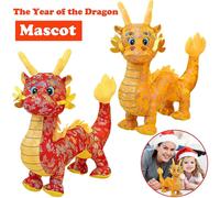 20cm 2024 Year Of The Dragon Mascot Plush Toy Chinese Dragon Plush Toy