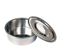 20cm 304 Stainless Steel Lab Sieve - 2-500 Mesh Flour Sifter for Baking, Powder Filter Screen, Soil Strainer(Bottom and Lid)