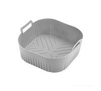 20cm Silicone Air Fryer Mold,Compatible For Philips 2000 Series 4.2L NA229 Accessories Reusable Instead Of Baking Paper(Gray)