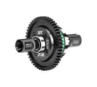 20CrMnTi - Engranaje principal de acero 50T 1.0 + centro de aleación de aluminio 7075 diferencial completo para Arrma 1:8 KRATON 6S / Outcast/Talion/Notorious / 1:7 Mojave 6S / FIRETEAM/Big Rock