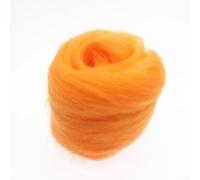 20G Aguja de fieltro de fibra de lana cardada Perendale con 29 30 y 80 120 mm de longitud de fibra adecuada para diversas técnicas de fieltro (27#)