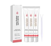 20g Crema moldeadora de párpados dobles Natural Invisible Sin cicatrices Párpados hinchados Agrandamiento Ojos dobles Hermosa herramienta de crema para peinar los ojos (3PCS)