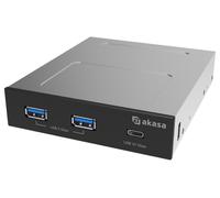 20Gbps Usb-C Panel con Doble USB 3.0 Puertos - AK-ICR-36
