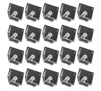 20Keys - Teclas de cristal transparente de altura original 1U 1X para interruptores MX, teclados de juegos, amantes de los juegos