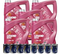 20L Leichtlauf Aceite Motor Legend Ultra 0W-20 BMW LONGLIFE-17 FE+ dexos1 Gen2