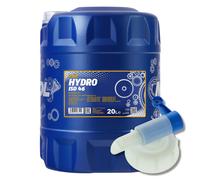20L Litro Bidón MANNOL Aceite Hidráulico Iso 46 Hlp 46 + Grifo Industria Aceite